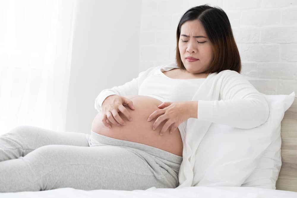 5 vanliga hudsjukdomar som uppstår under graviditeten