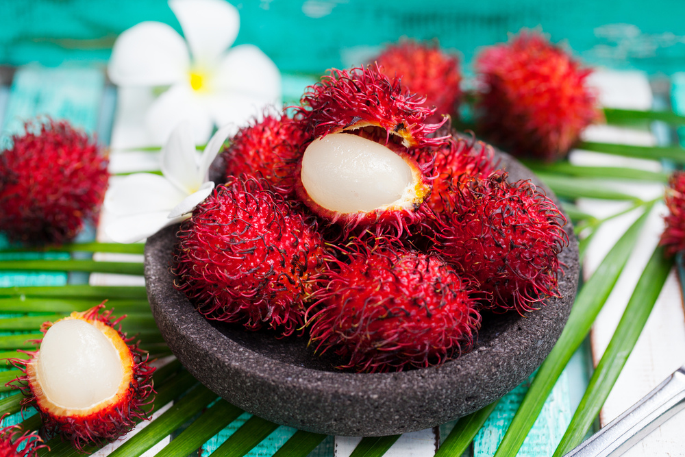 A Rambutan Fruit 5 jótékony hatása, a The Sweet C-vitaminban gazdag